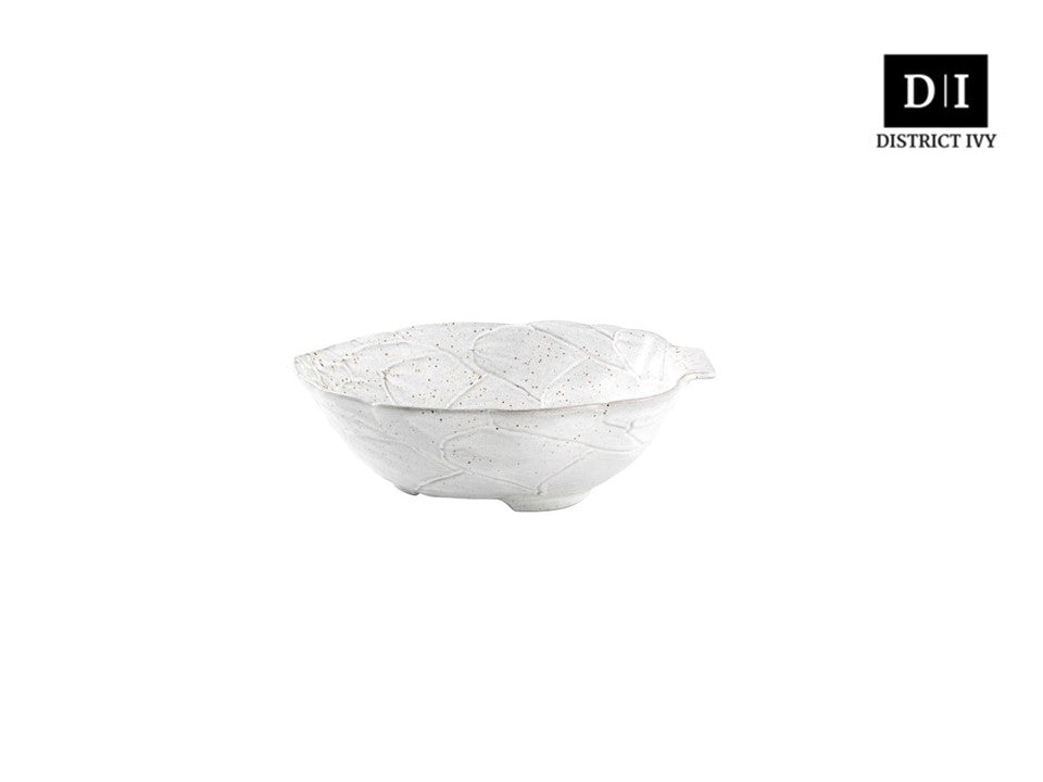 (READY STOCK) Bordallo Pinheiro Artichoke Bowl 18cm - White