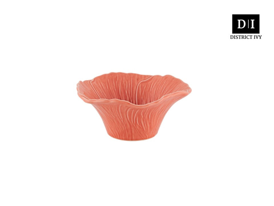 Bordallo Pinheiro Maria Flor Bowl Hollyhock 15cm
