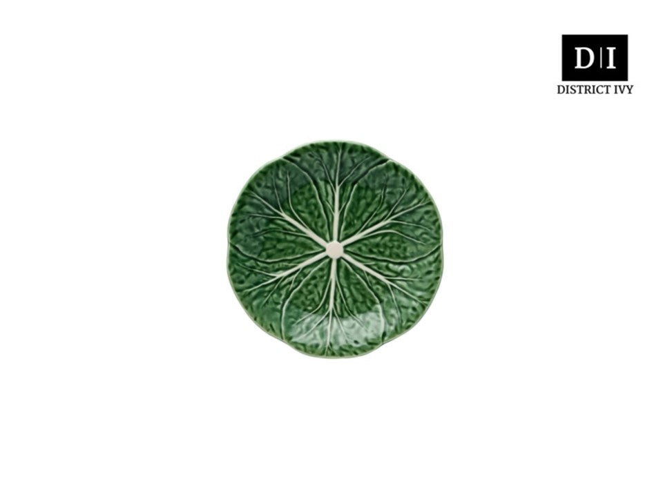 (PRE ORDER) Bordallo Pinheiro Cabbage Dessert Plate 19cm