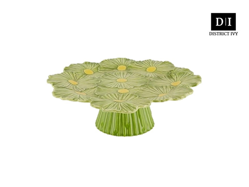 (READY STOCK) Bordallo Pinheiro Maria Flor Large Cake Stand 37cm