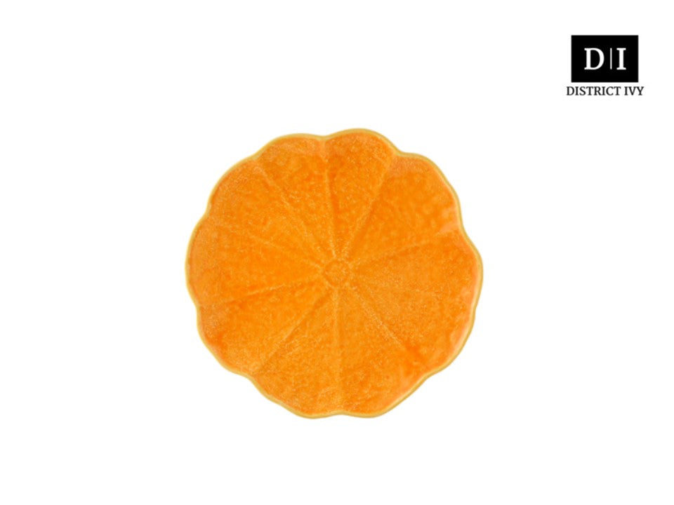 (READY STOCK) Bordallo Pinheiro Pumpkin Dinner Plate 27.5cm