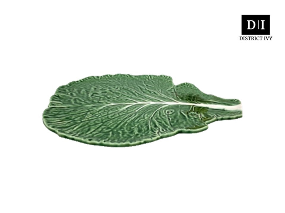 (READY STOCK) Bordallo Pinheiro Cabbage Cheese Tray 39.5cm