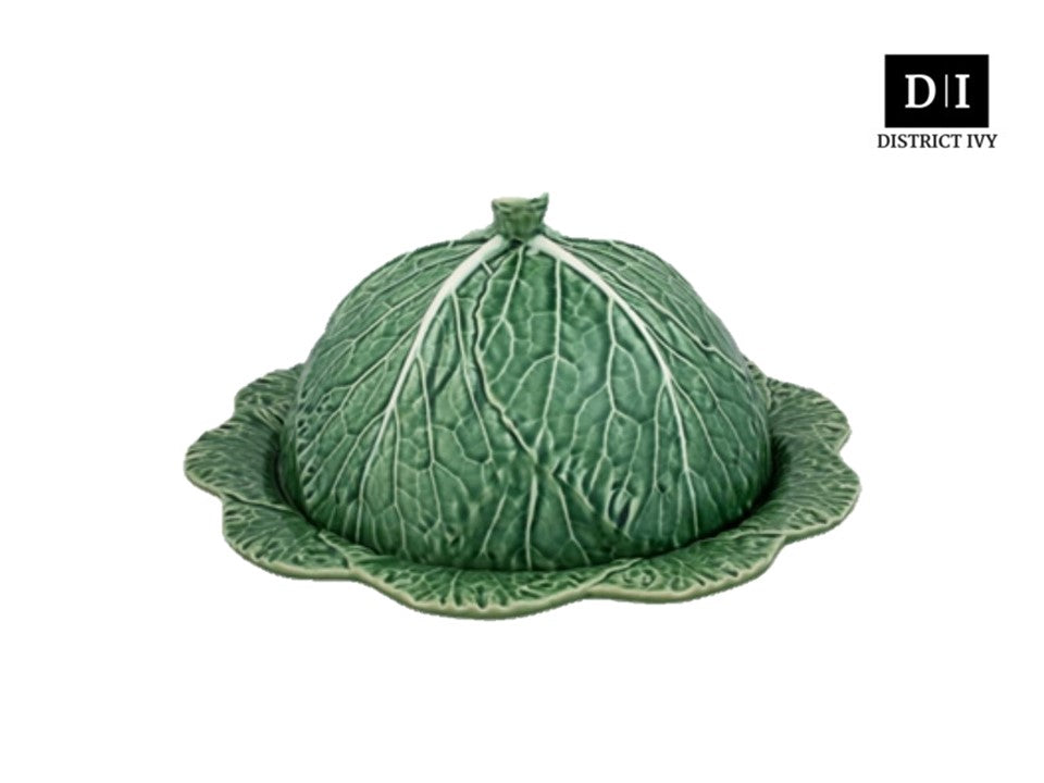 (PRE ORDER) Bordallo Pinheiro Cabbage Cheese Tray