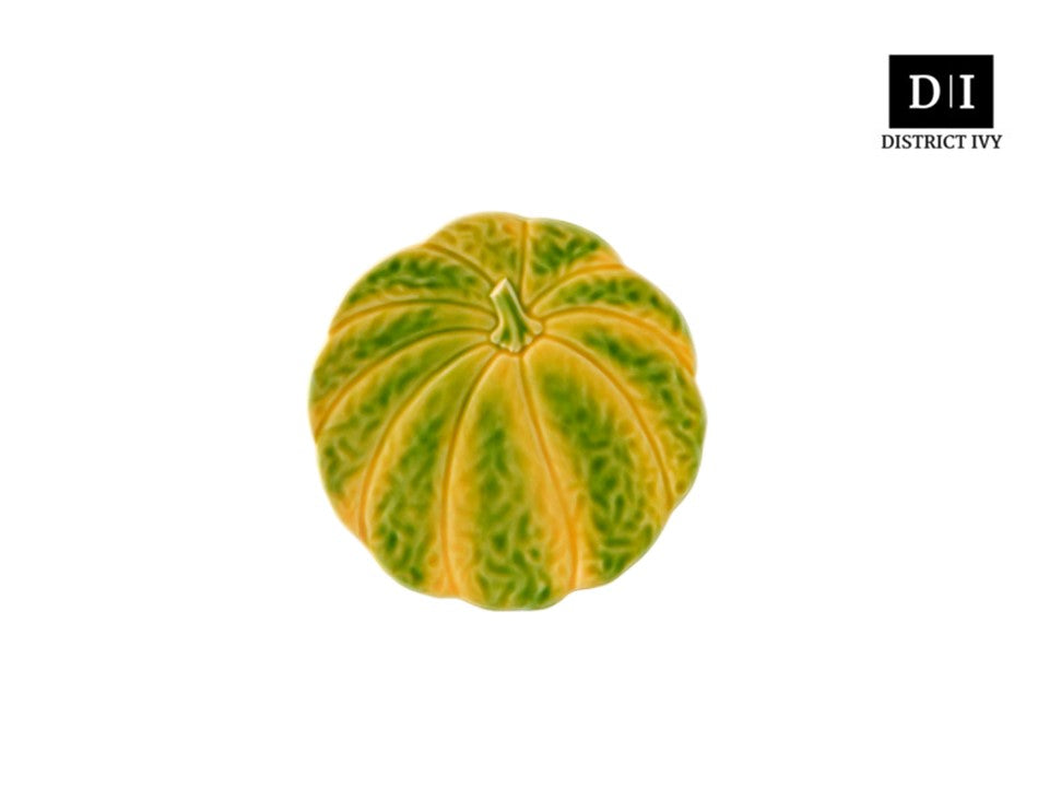 (READY STOCK) Bordallo Pinheiro Pumpkin Dessert Plate 22cm